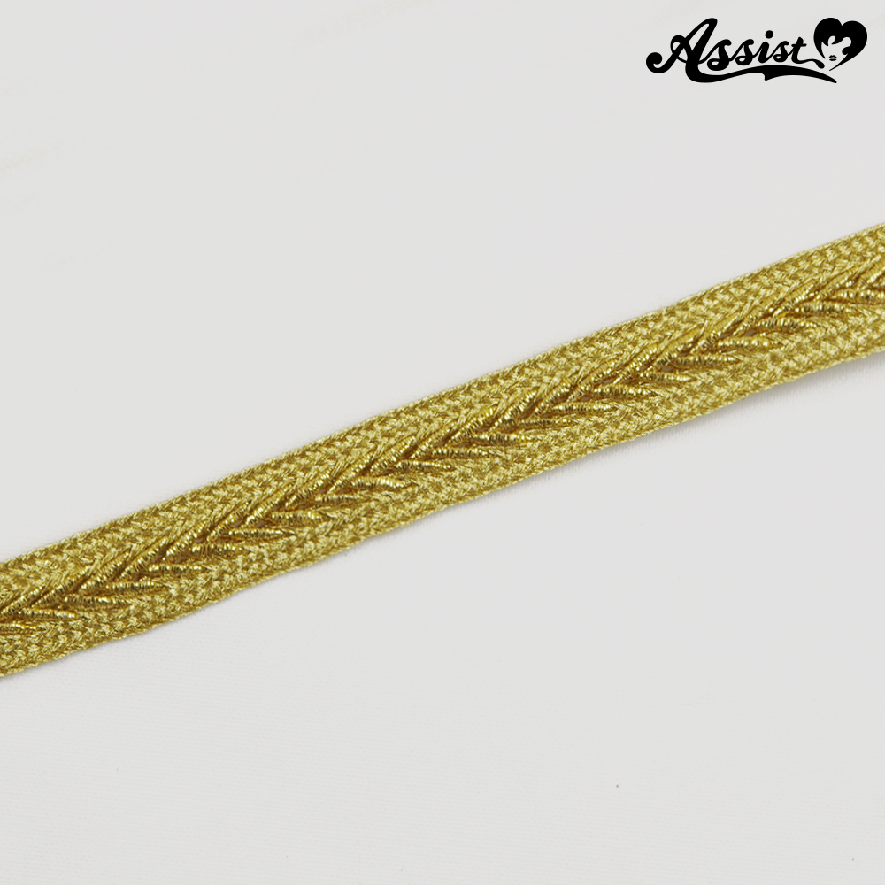 ブレード　タイプK　1.2cm巾×1M　ゴールド