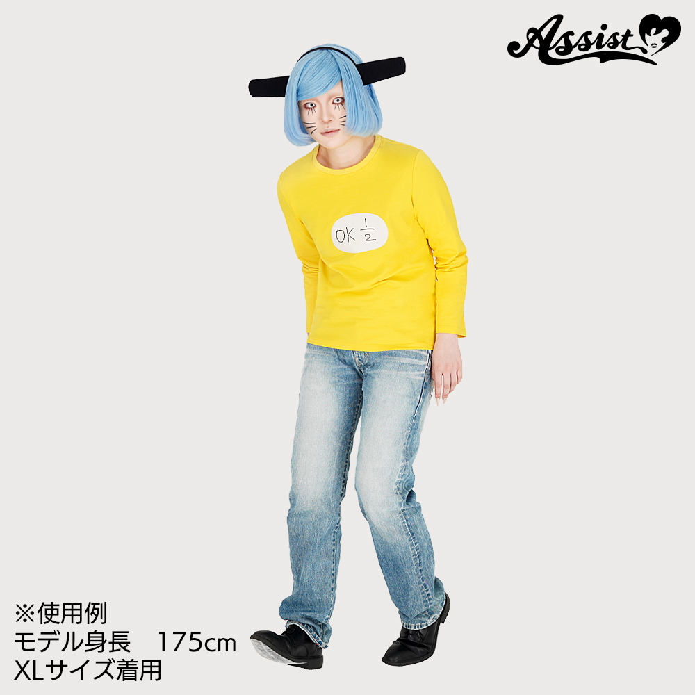 RANFREN ニョン OK1/2ロンT&ヘアアクセセット S―コスプレウィッグ総合