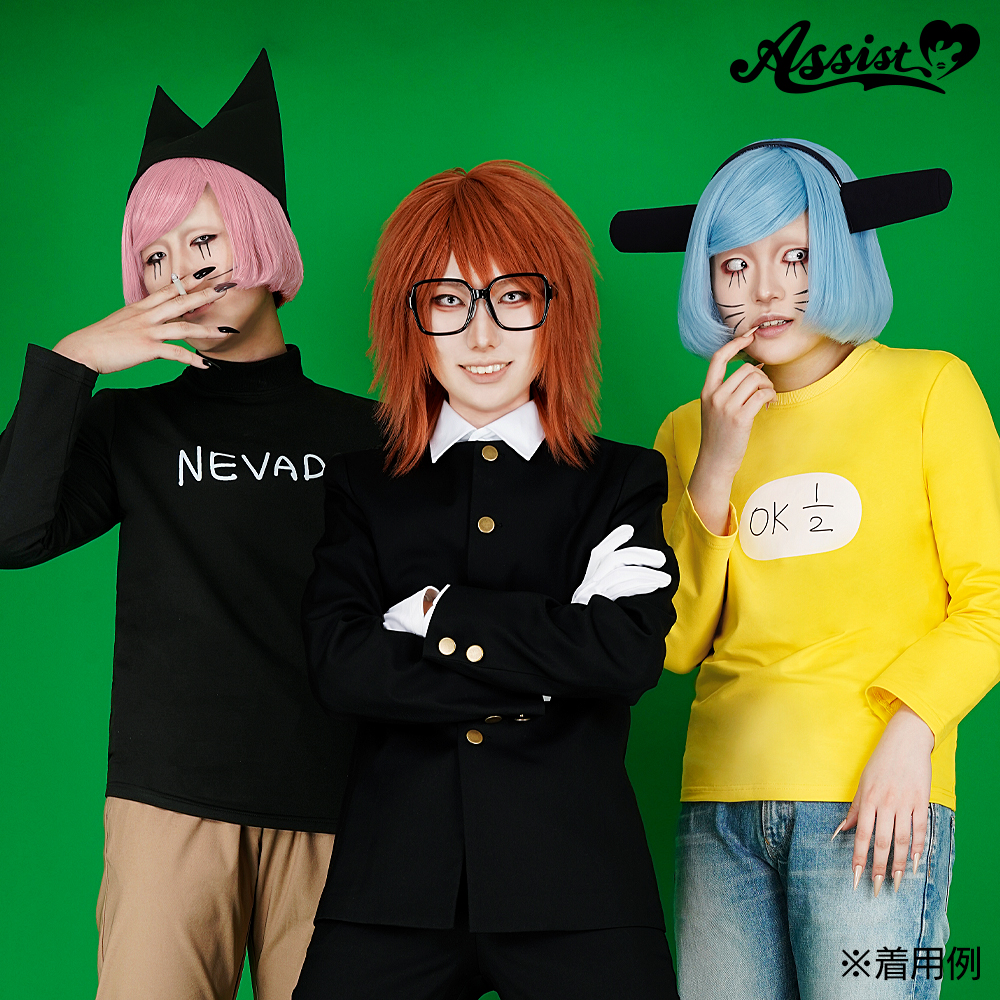 RANFREN ニョン OK1/2ロンT&ヘアアクセセット S―コスプレウィッグ総合