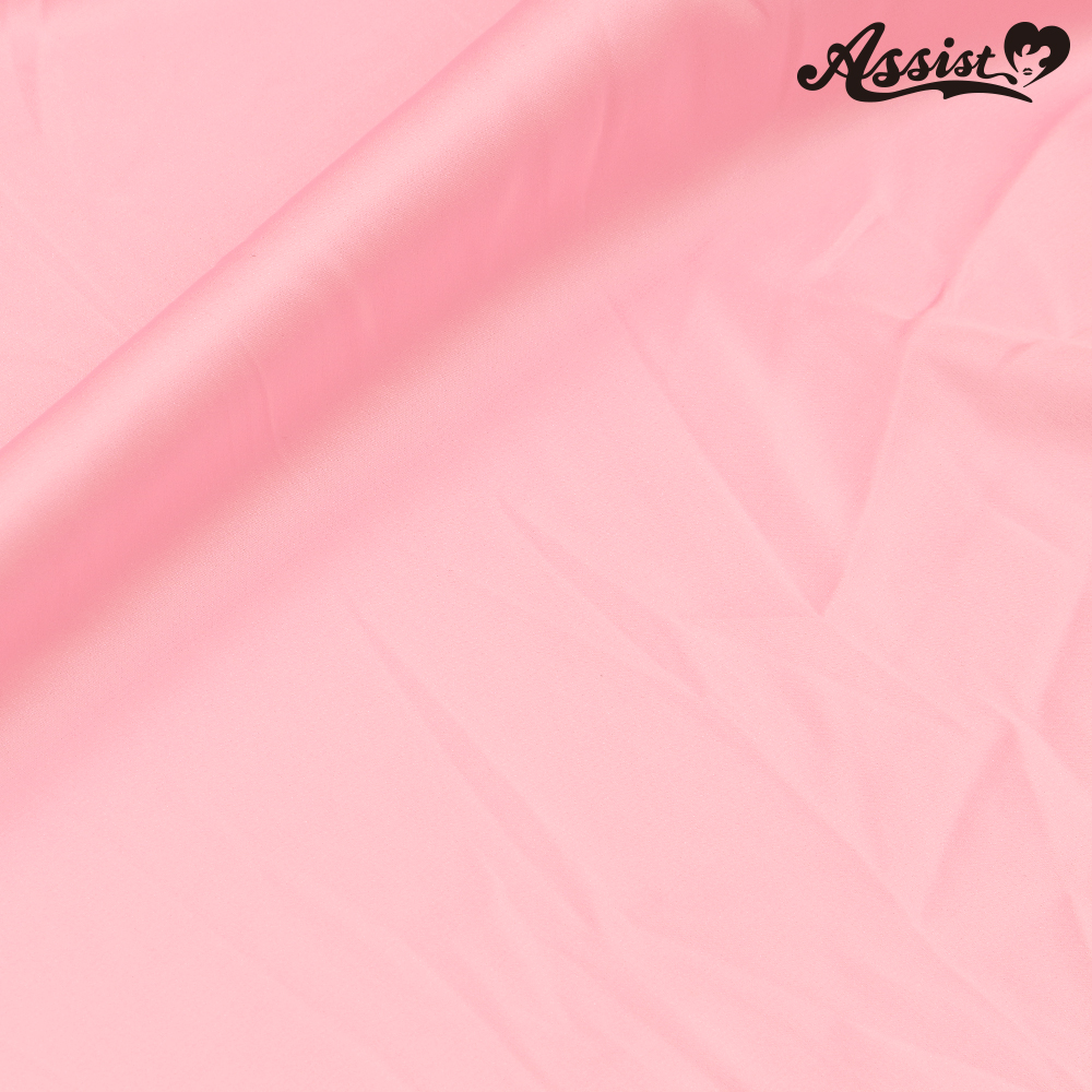 【SALE】　1wayストレッチサテン　125cm巾×50cm　ピンク・レッド系　No.35