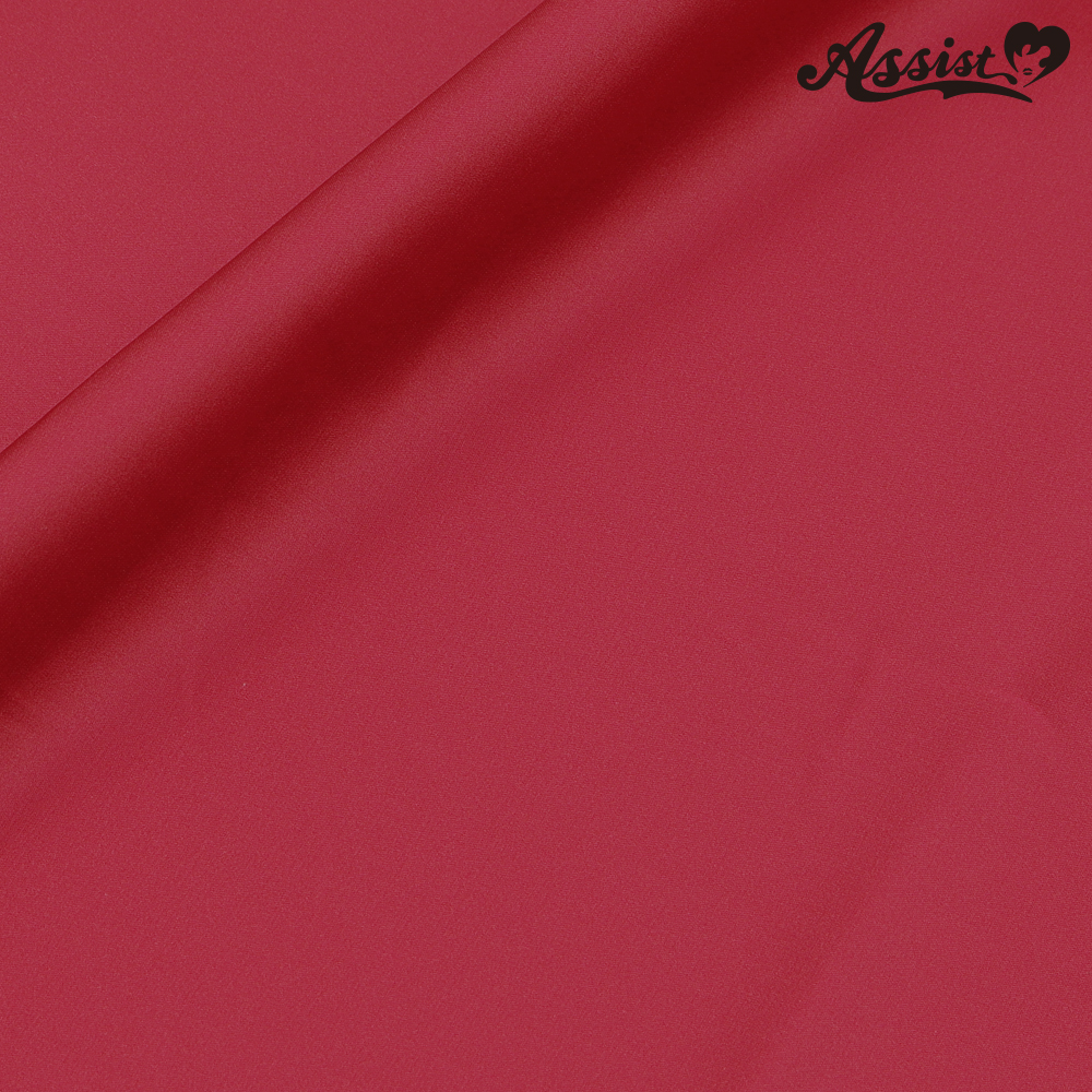 【SALE】　1wayストレッチサテン　125cm巾×50cm　ピンク・レッド系　No.42