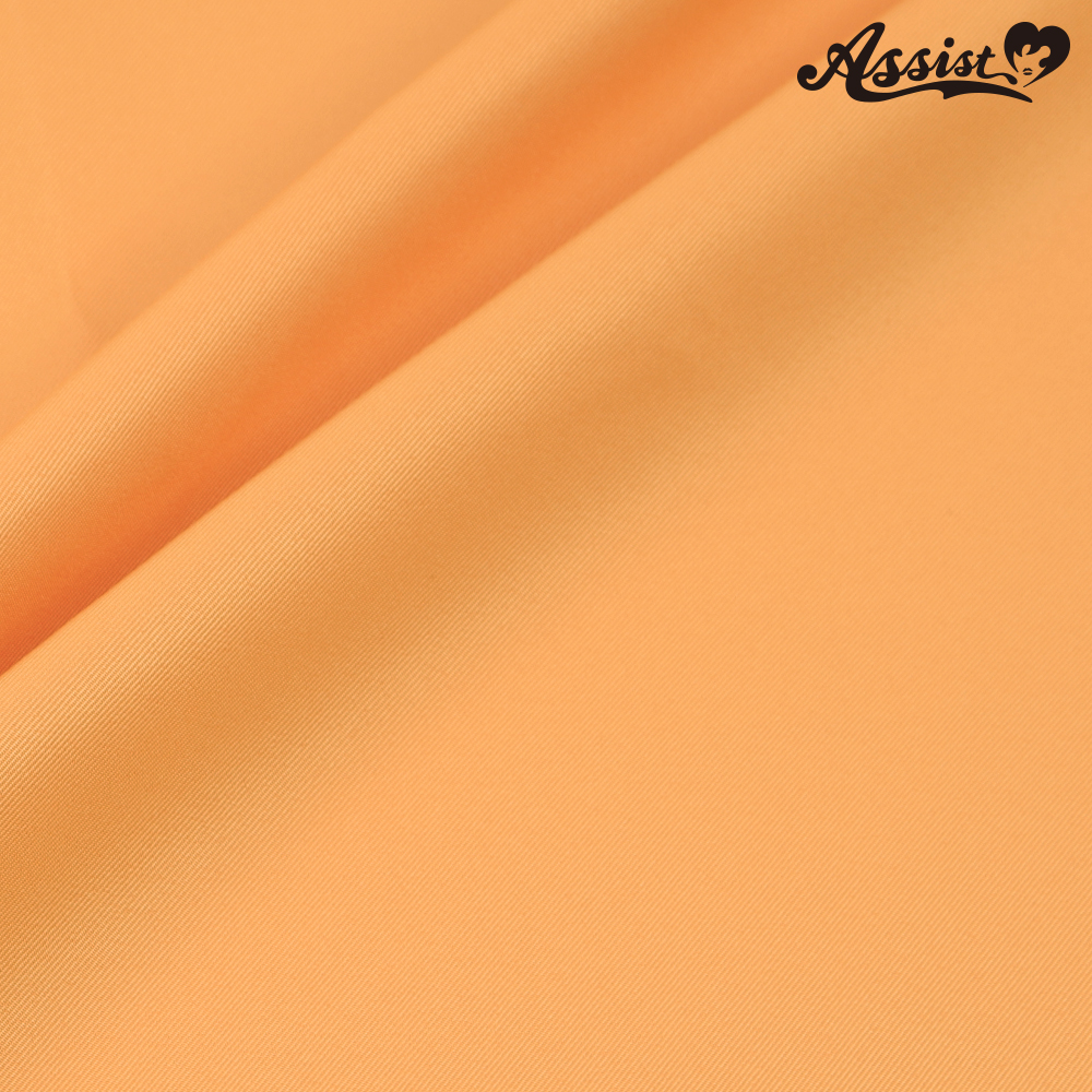 【SALE】　ポリエステルギャバ　150cm巾×50cm　イエロー・オレンジ系　No.22