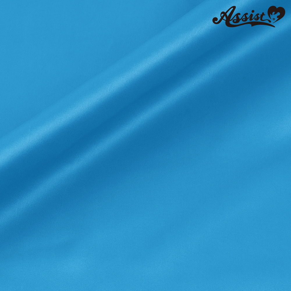【SALE】　マットサテン　150cm巾×50cm　ブルー系　No.33