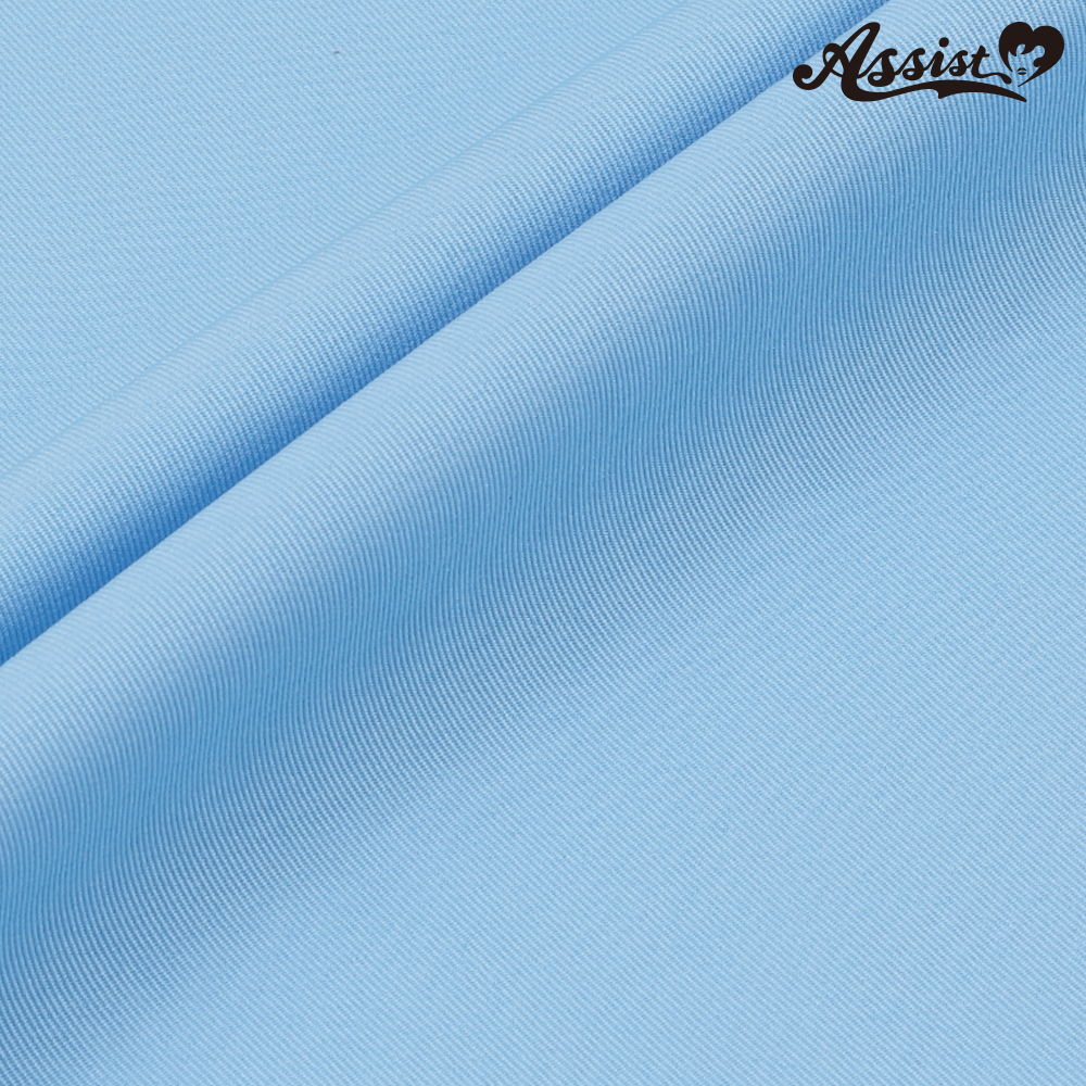 【SALE】　ポリエステルギャバ　150cm巾×50cm　ブルー系　No.56