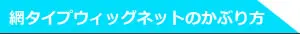 網タイプウィッグネットのかぶり方